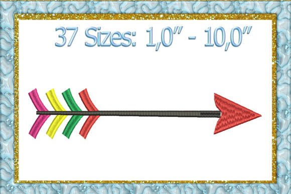 Arrow Embroidery Design