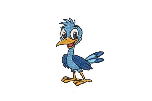 Bird Cartoon Embroidery Design