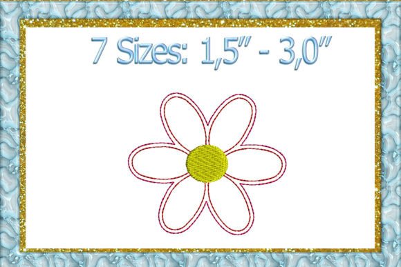 Daisy Feltie File Machine Embroidery