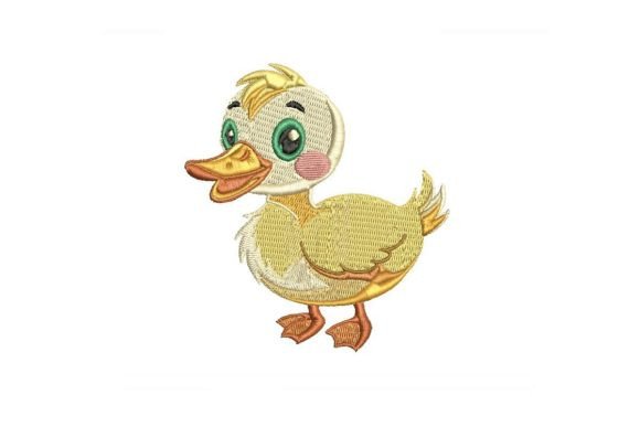 Duck Embroidery Design
