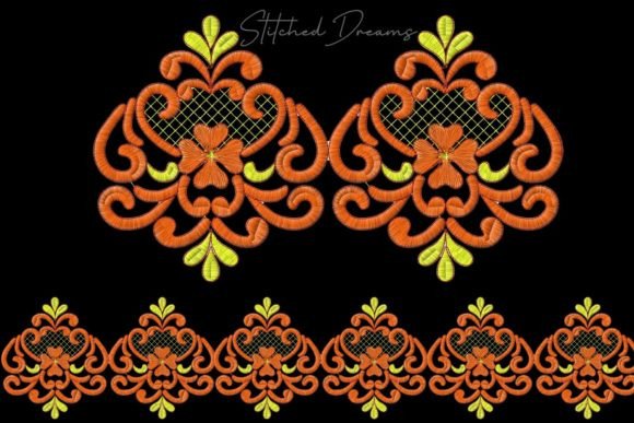 Embroidery Borders of Beautiful Motifs