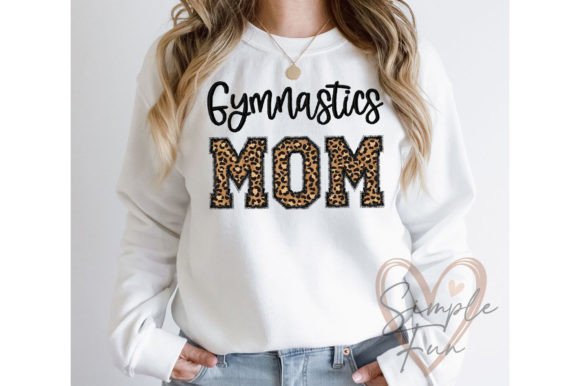 Gymnastics MOM Applique Embroidery
