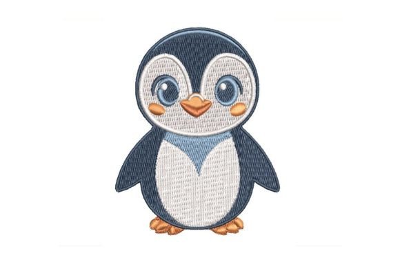 Penguin Embroidery Design