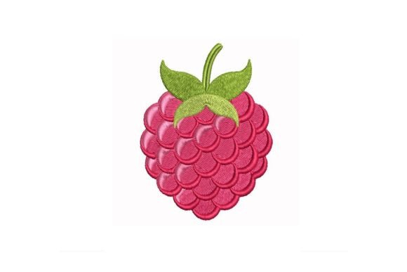 Raspberry Embroidery Design
